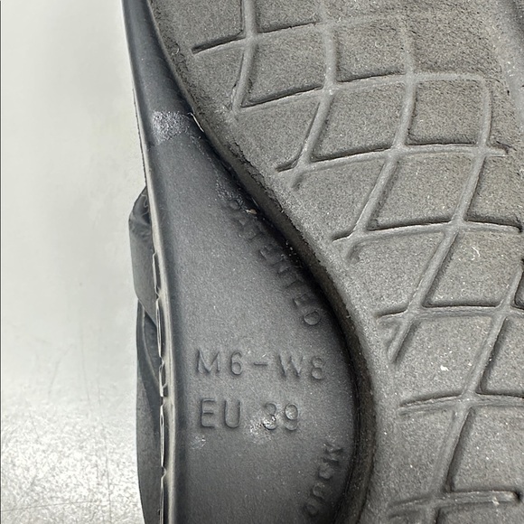 Oofos OOriginal Sandal Flip Flop Lightweight Recovery Footwear Black Women's 8 - Picture 8 of 8